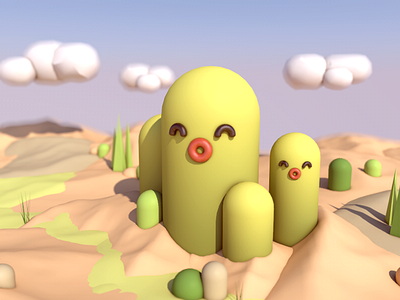 Face 3d c4d face green illustrator lowpoly