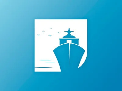 Pre-made LOGO for sale - Shipping 01 anchor design freighters hong kong logo logos mack minimalism pre made shipping sold transport