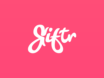 Giftr brand branding identity illustration logo marque typography