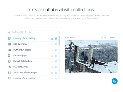 Collections - Window Version III attachment collateral dashboard goals list pakistan popup report ui ux view window