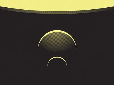 Earth Day Poster Elements band poster earth earth day illustration minimal moon sun vector
