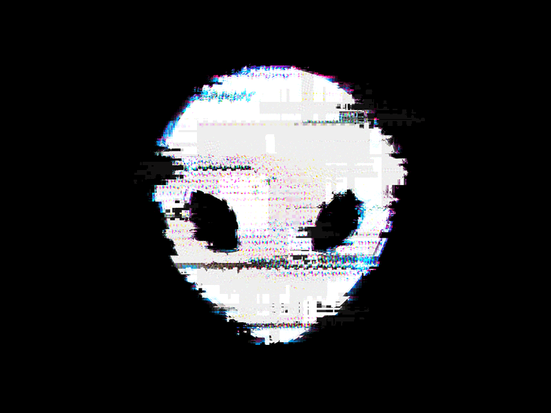 KUDOCLASM alien animation glitch kudoclasm logo noise space