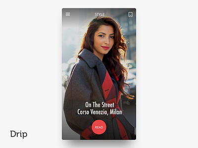 Drip | iOS clean design full bleed ios iphone mobile san francisco ui