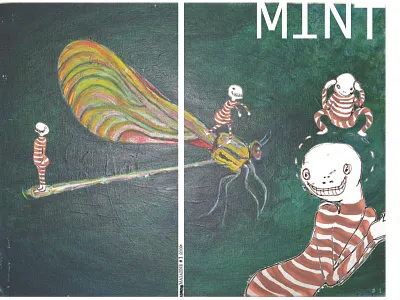 Magazine Cover mint zine