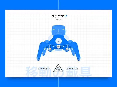 Ghost in the Shell ai blue ghost in the shell illustration