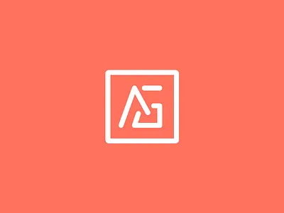 My new logo branding icon letter a letter g logo logo design mark smart logo