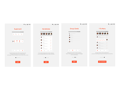 Onboarding Screens app design material mobile onboarding tutor tutorial