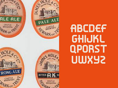 A type of type beer beer mat brewery label type typography