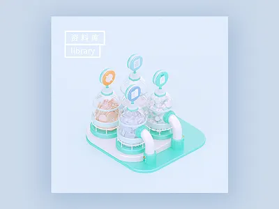 Launch Screen Design 3d c4d illustration launch madical screen