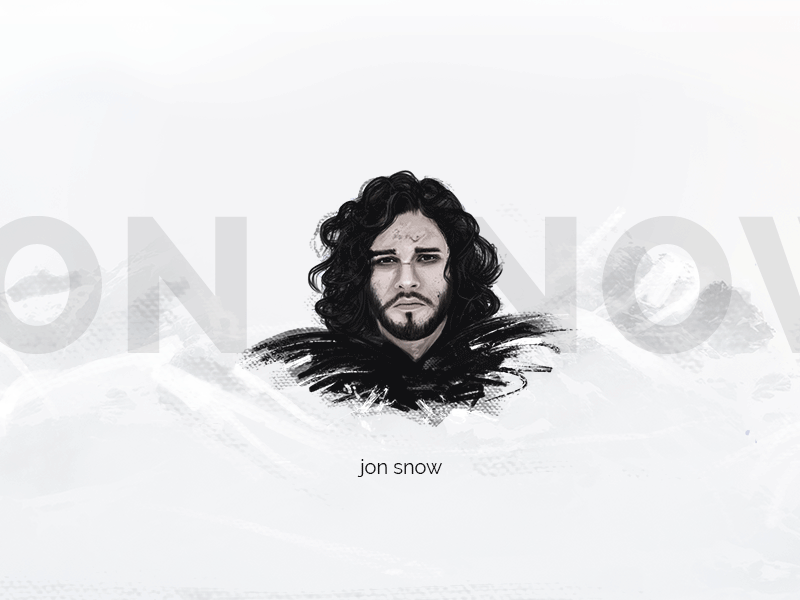 Jon Snow digitalart emoji gif gifemoji illustration