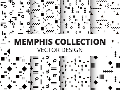 Geometric Patterns creative geometric memphis patterns triangle