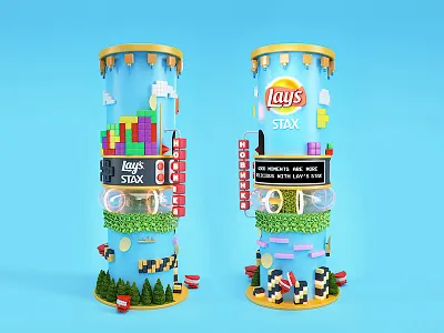 Lay's Stax 3d animation cgi jvg motion render video