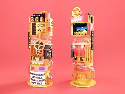 Lay's Stax 3d animation cgi jvg motion render video