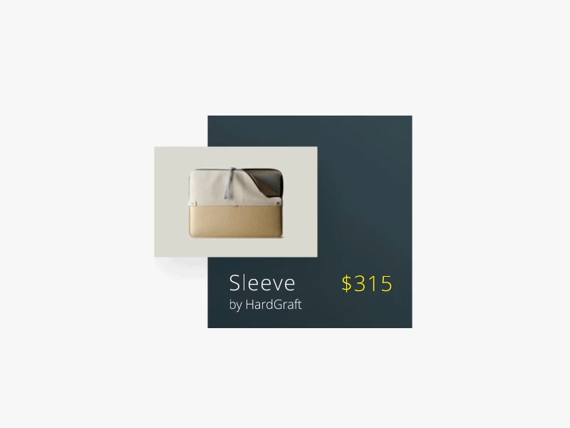 Interactive eCommerce card with gallery card development ecommerce labs slicecrowd