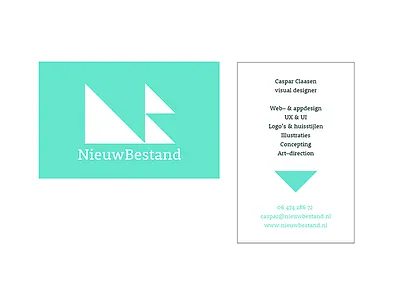 Nieuw Bestand logo & business card businesscard logo
