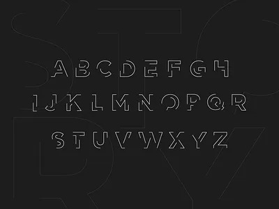 Disappearing Alphabet custom disappearing gotham lettering sans serif type typography