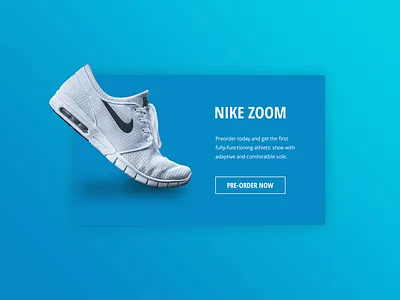 Daily UI | #075 | Pre-Order daily ui ecommerce nike order pre order product shoe shop ui ux web
