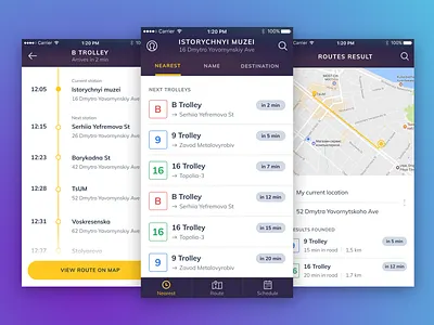 Trolley App Concept app concept transport trolley ui ux