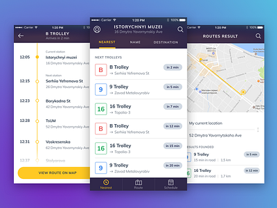 Trolley App Concept app concept transport trolley ui ux