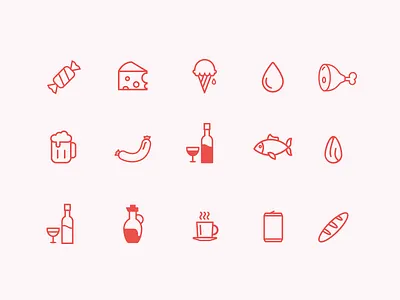 Food Icon Set food icon set
