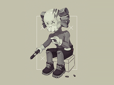 Kaws illustration