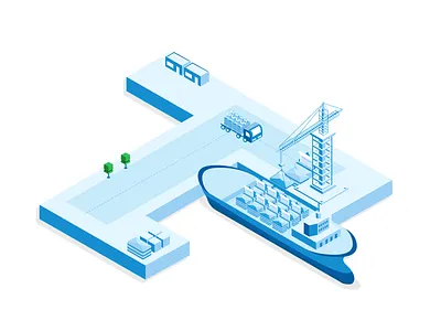 ship port mail port ship