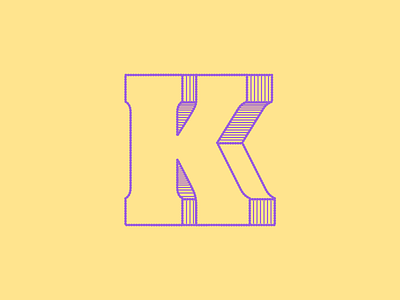 #Typehue: K challenge design k letter letterform lighthouse type typehue typography