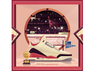 Iconic Sneakers - Air Jordan (Slam Dunk Contest) air basketball iconic jordan nba nike shoe sneakers