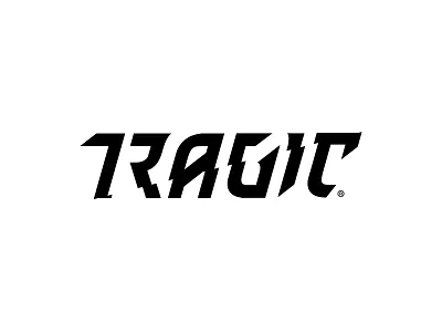 Tragic logo brand clothing design handlettering logo logotype sketches streetwear type typography