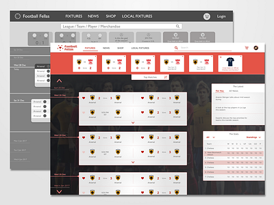 Footballfellas fixtures football user experience