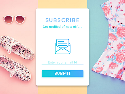 Subscribe UI app concept daily ui ecommerce form input mockup shopping subscribe ui ux