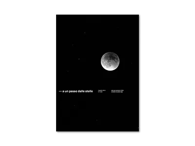 poster black minimal moon photgraphy white