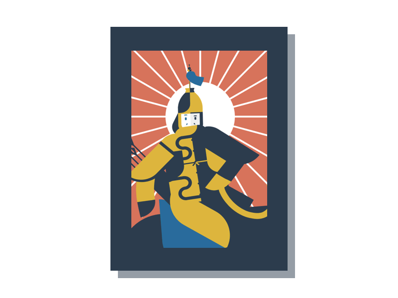 Hongli animated china history motiongraphic
