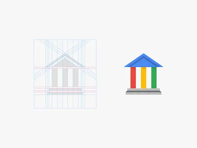 Google Digital Academy Logo brand identity branding geometric google logo material design minimal