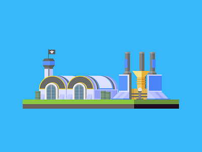 Allied Power Plant & Barracks game