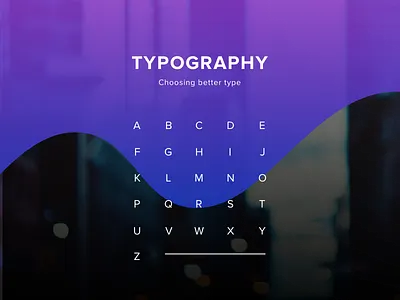 Article Cover: Typography Edition design gradient lettering typography ui user experience ux