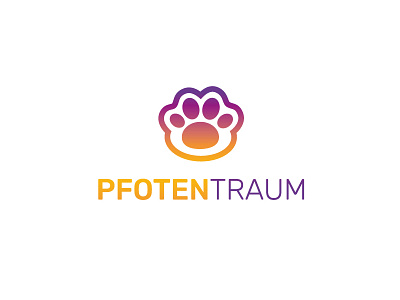 Logo design for "Pfotentraum" design gradient gradient logo logo modern modern logo