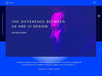 Agency Website agency template ui ux website