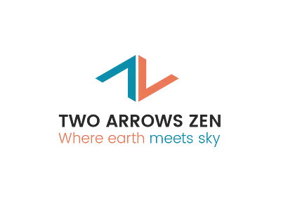 Logo design for "Two Arrows Zen " geometric geometric logo logo design modern