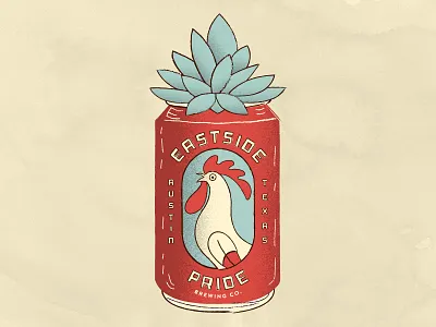 East Side Pride austin beer brewing east side east succulent texas