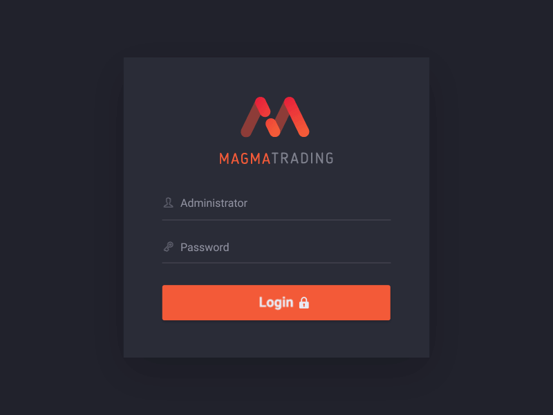 Magma Login Form animate authorization circle enter fire form gif login registration