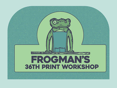 Frogmans Printmaking Workshop frogmans illustration printmaking