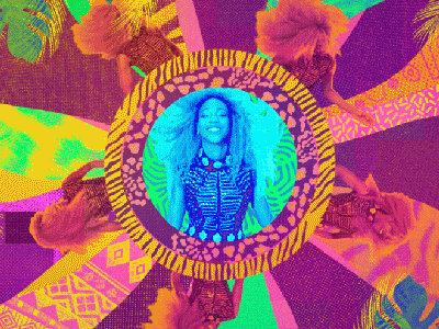 Os Brau animation artists circles colorfull cronwd diffuse fluid growth musics organic