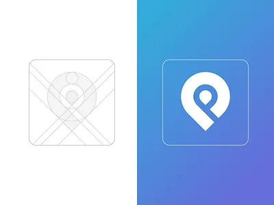 PathSense icon icon logo process