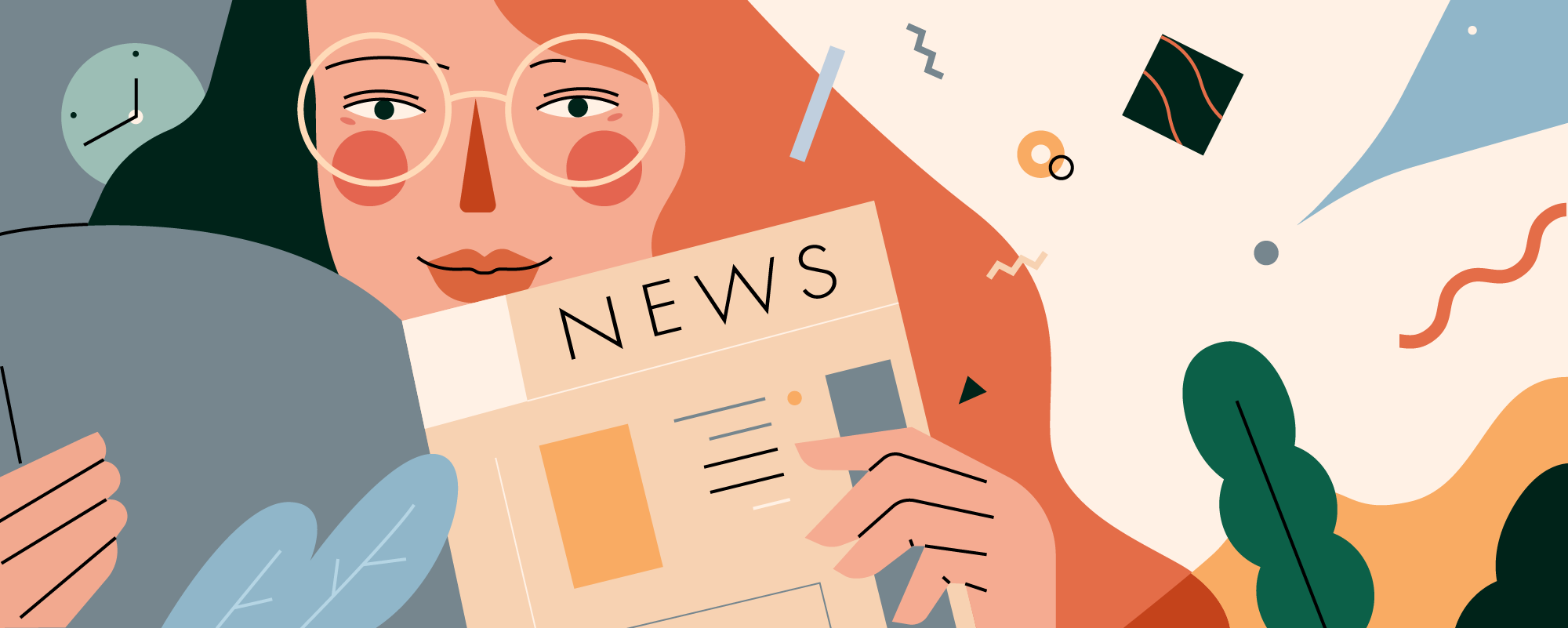 Example of Flat Illustration Design