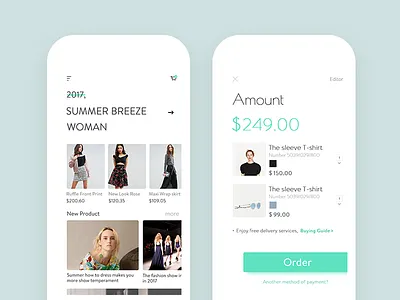 Shopping platform app clothing data map navigation space ui ux white