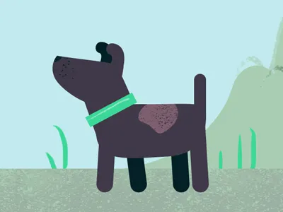 Vector Doggy dog doggy graphic illustration illustrator park patch simple vector