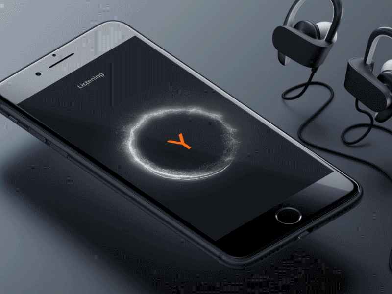 Music Recognition App Concept animation app audio concept ios motion music player ui ux