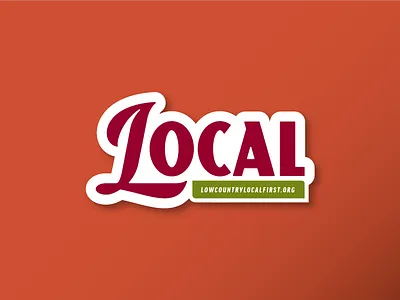 Local Sticker charleston local nonprofit south carolina sticker