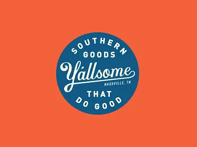 Y'allsome apparel lettering nashville tennessee the south type